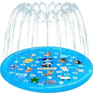 Splash Pad for Kids, 68'' Summer Outdoor